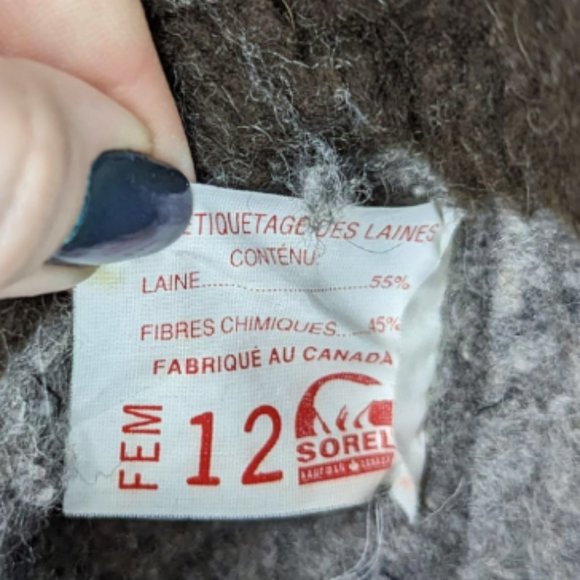 Sorrel x Eddie Bauer Leather Duck Boots Women's Size 11.5 - Picture 9 of 12